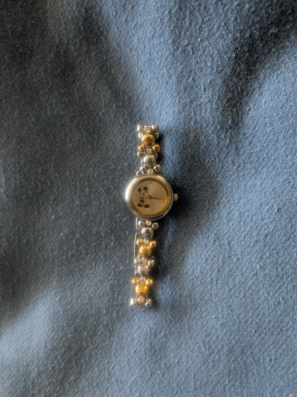 Mickey Mouse Women's Two-Tone Link Bracelet Watch